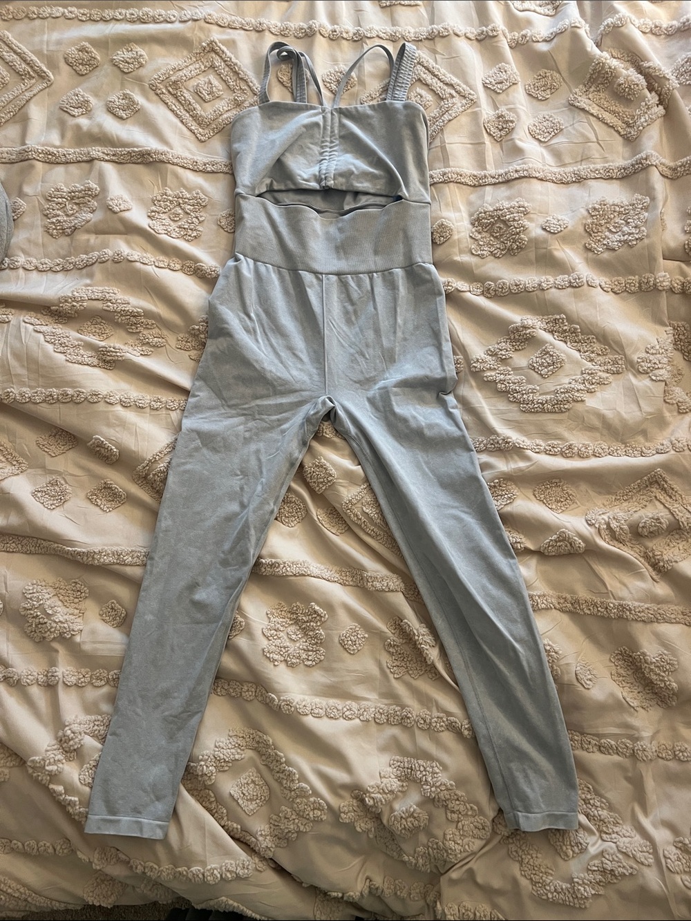 FP Movement by Free People Dusty Blue Active Jumpsuit Romper Onsie
